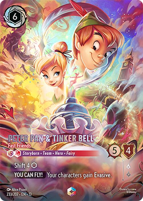 Peter Pan & Tinker Bell - Fast Friends (Enchanted) (233/204) [Attack of the Vine!] | L.A. Mood Comics and Games