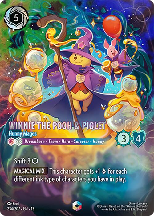 Winnie the Pooh & Piglet - Hunny Mages (Enchanted) (234/204) [Attack of the Vine!] | L.A. Mood Comics and Games