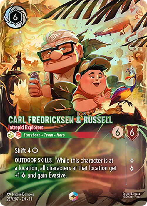 Carl Fredricksen & Russell - Intrepid Explorers (Enchanted) (237/204) [Attack of the Vine!] | L.A. Mood Comics and Games