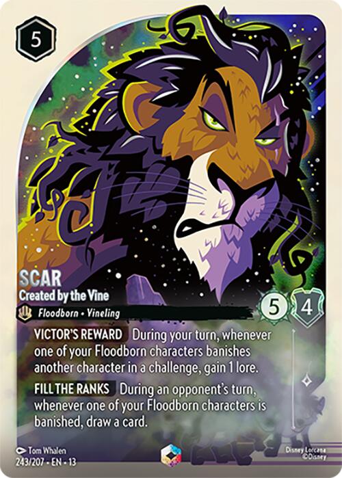 Scar - Created by the Vine (Enchanted) (243/204) [Attack of the Vine!] | L.A. Mood Comics and Games