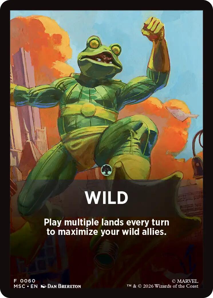 Wild Theme Card [Marvel Super Heroes Commander] | L.A. Mood Comics and Games