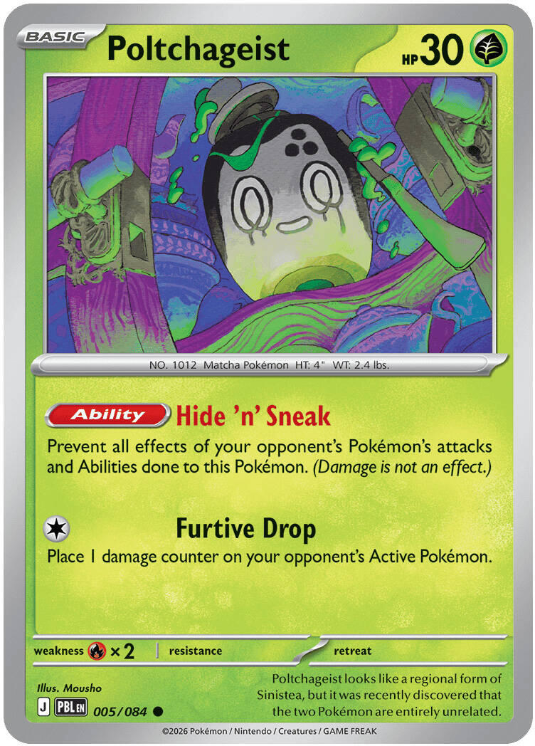 Poltchageist (005/084) [Mega Evolution: Pitch Black] | L.A. Mood Comics and Games