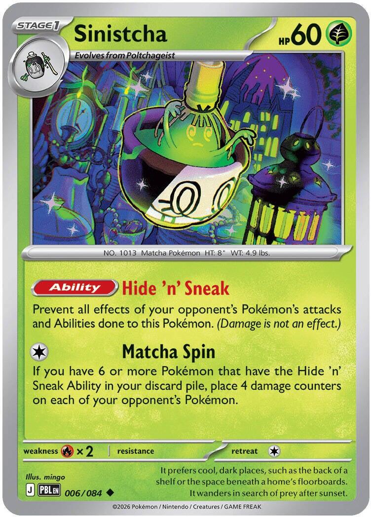 Sinistcha (006/084) [Mega Evolution: Pitch Black] | L.A. Mood Comics and Games
