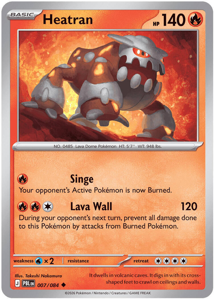 Heatran (007/084) [Mega Evolution: Pitch Black] | L.A. Mood Comics and Games