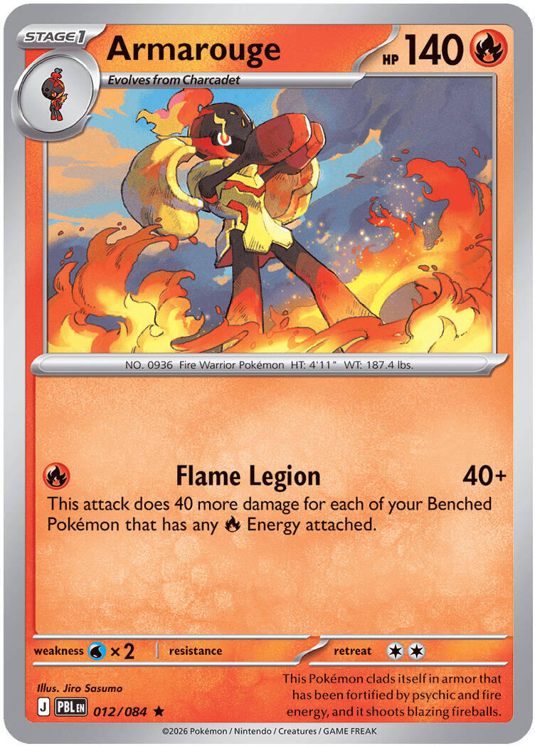Armarouge (012/084) [Mega Evolution: Pitch Black] | L.A. Mood Comics and Games