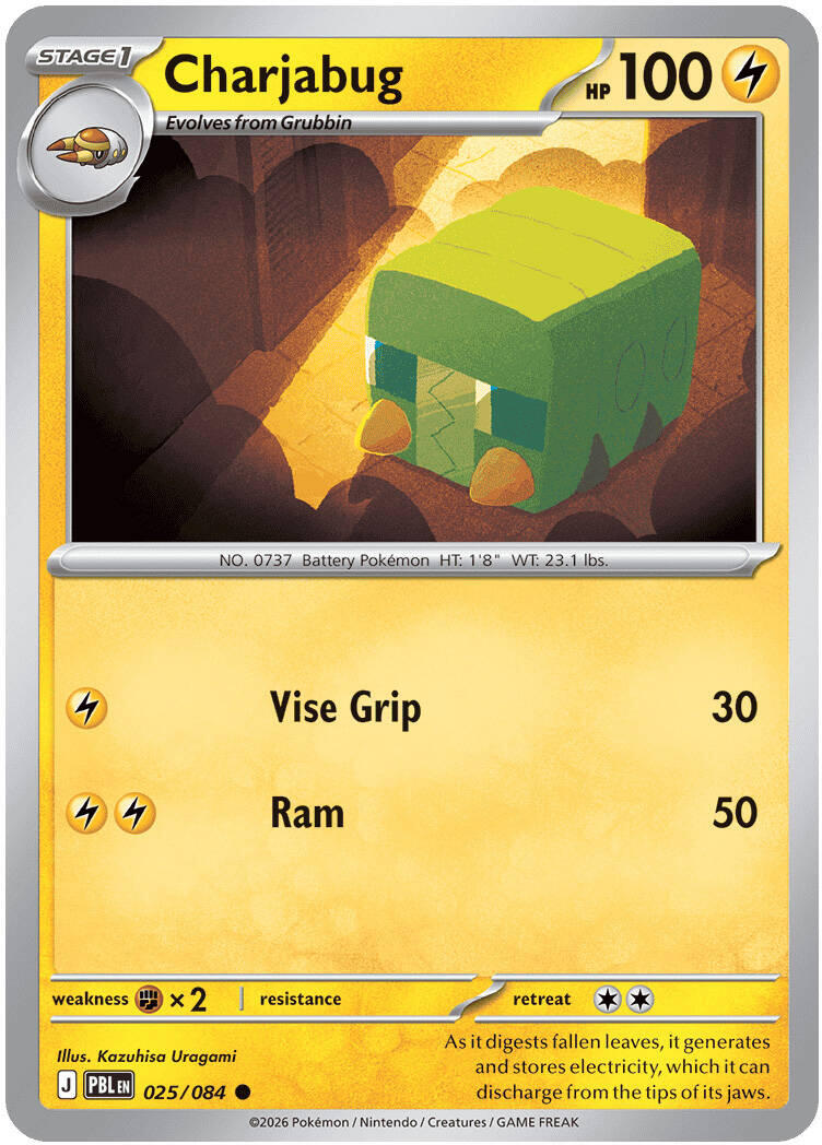 Charjabug (025/084) [Mega Evolution: Pitch Black] | L.A. Mood Comics and Games