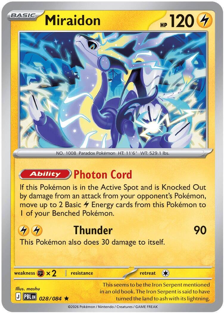 Miraidon (028/084) [Mega Evolution: Pitch Black] | L.A. Mood Comics and Games