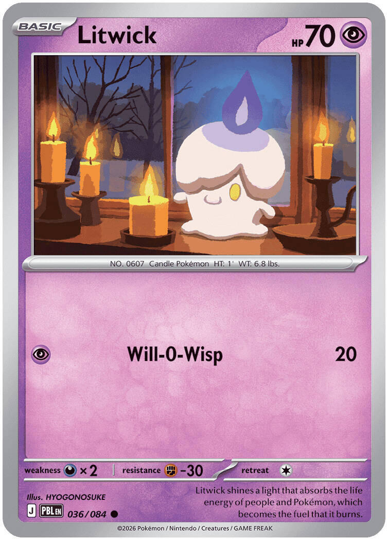 Litwick (036/084) [Mega Evolution: Pitch Black] | L.A. Mood Comics and Games