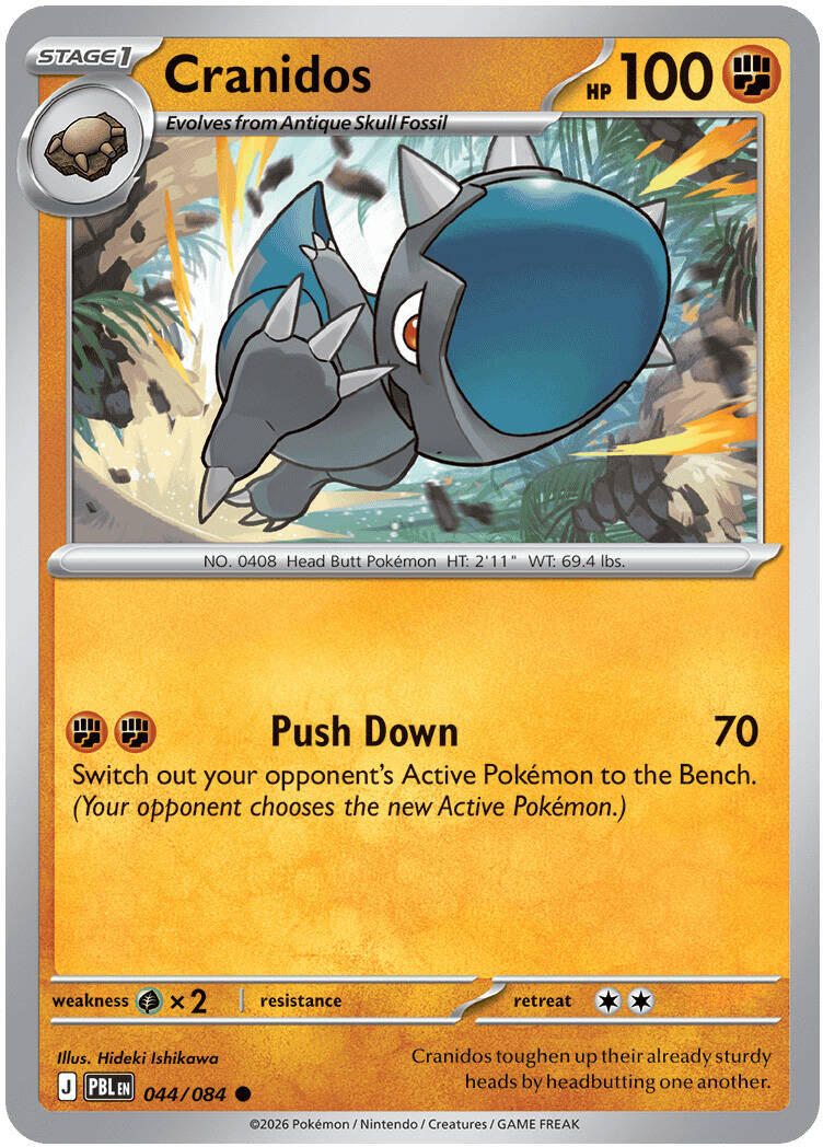 Cranidos (044/084) [Mega Evolution: Pitch Black] | L.A. Mood Comics and Games
