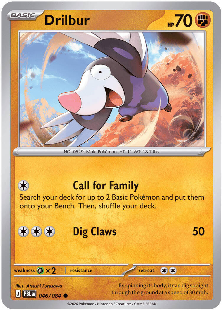 Drilbur (046/084) [Mega Evolution: Pitch Black] | L.A. Mood Comics and Games