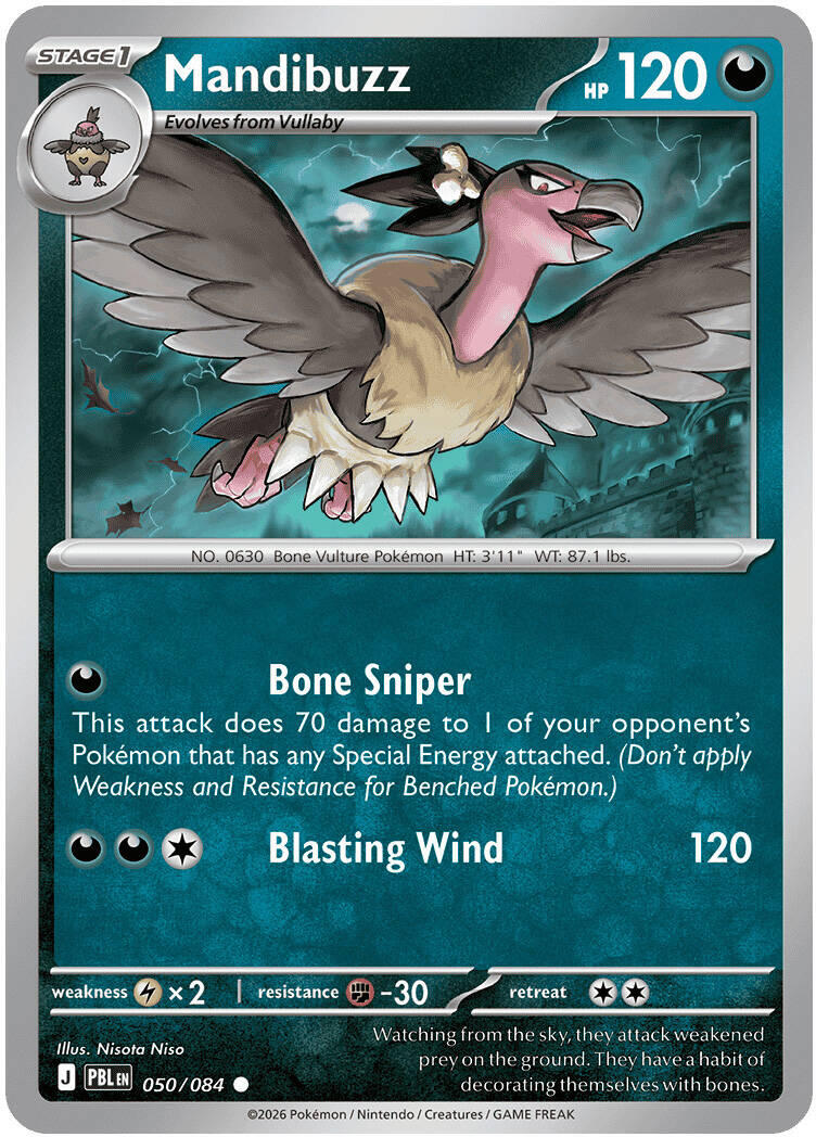 Mandibuzz (050/084) [Mega Evolution: Pitch Black] | L.A. Mood Comics and Games