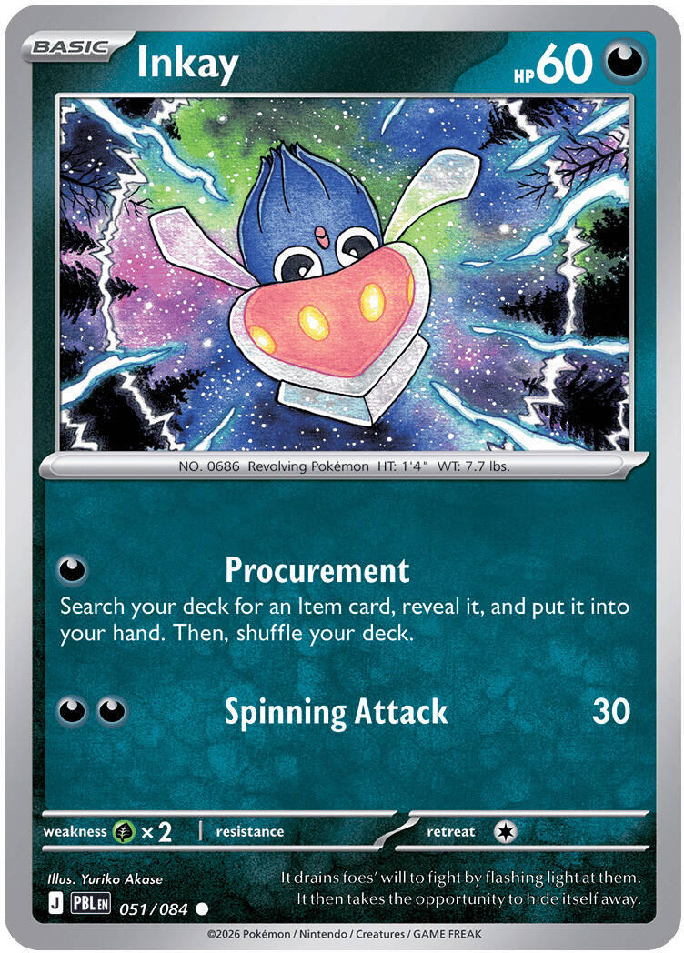 Inkay (051/084) [Mega Evolution: Pitch Black] | L.A. Mood Comics and Games