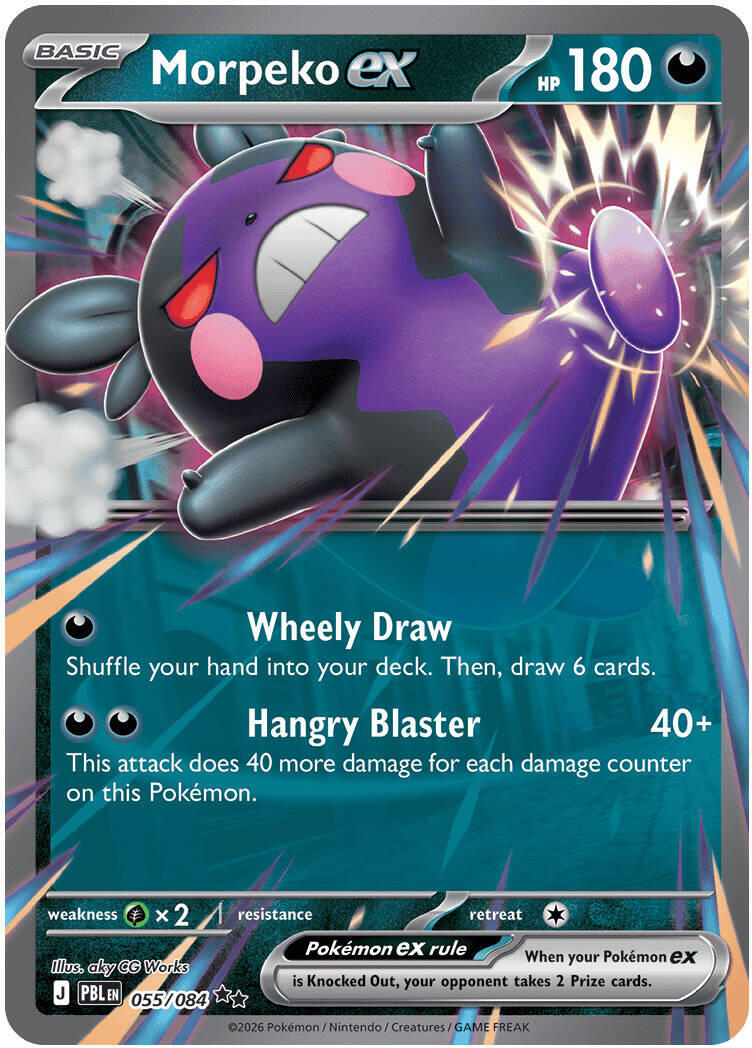 Morpeko ex (055/084) [Mega Evolution: Pitch Black] | L.A. Mood Comics and Games
