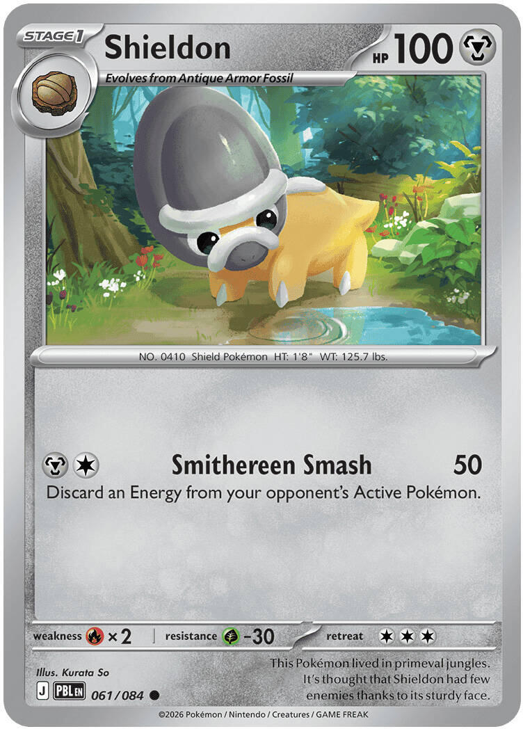 Shieldon (061/084) [Mega Evolution: Pitch Black] | L.A. Mood Comics and Games