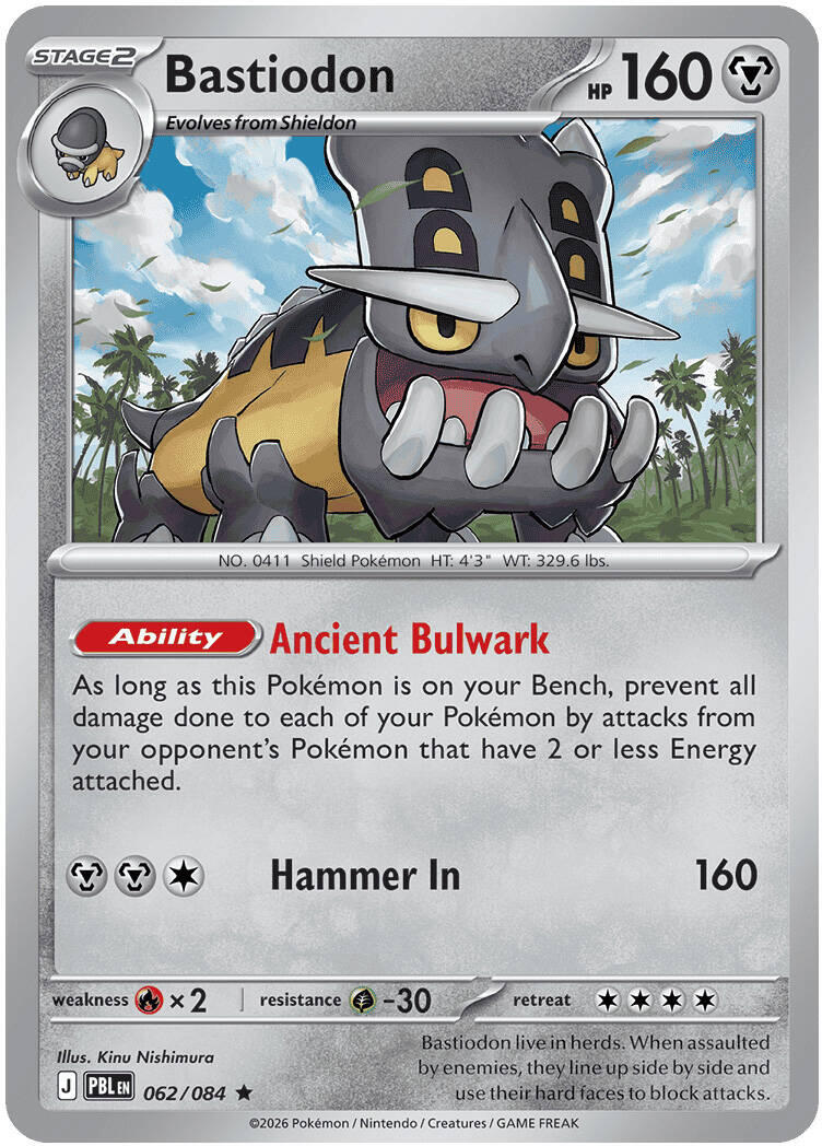 Bastiodon (062/084) [Mega Evolution: Pitch Black] | L.A. Mood Comics and Games