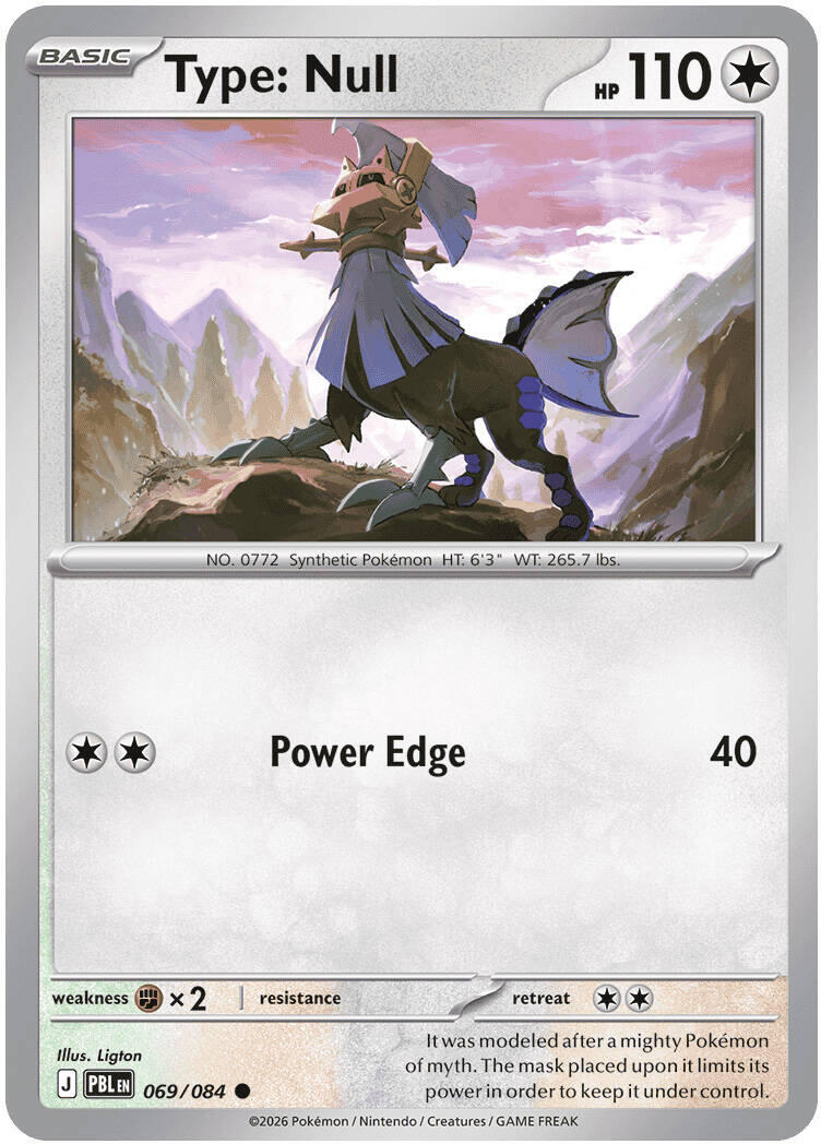 Type: Null (069/084) [Mega Evolution: Pitch Black] | L.A. Mood Comics and Games