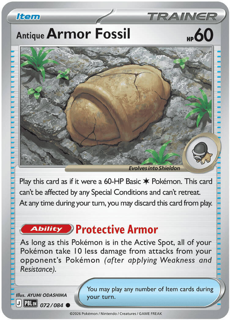 Antique Armor Fossil (072/084) [Mega Evolution: Pitch Black] | L.A. Mood Comics and Games