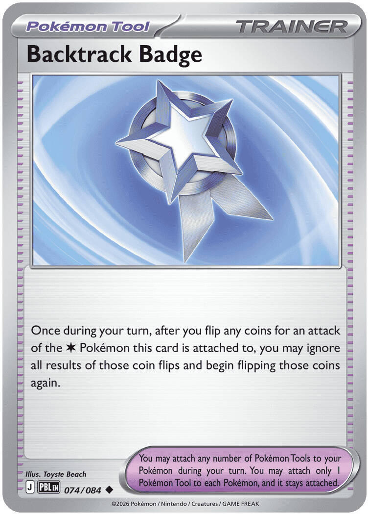 Backtrack Badge (074/084) [Mega Evolution: Pitch Black] | L.A. Mood Comics and Games