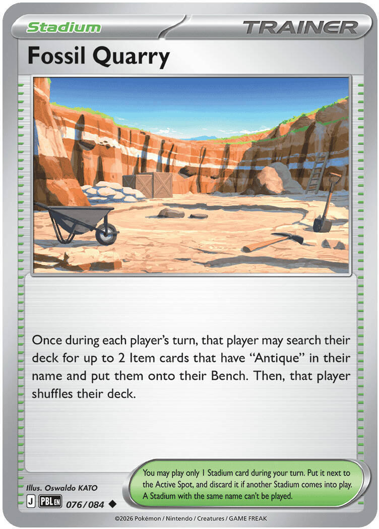 Fossil Quarry (076/084) [Mega Evolution: Pitch Black] | L.A. Mood Comics and Games