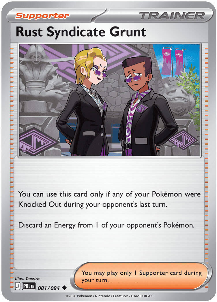 Rust Syndicate Grunt (081/084) [Mega Evolution: Pitch Black] | L.A. Mood Comics and Games