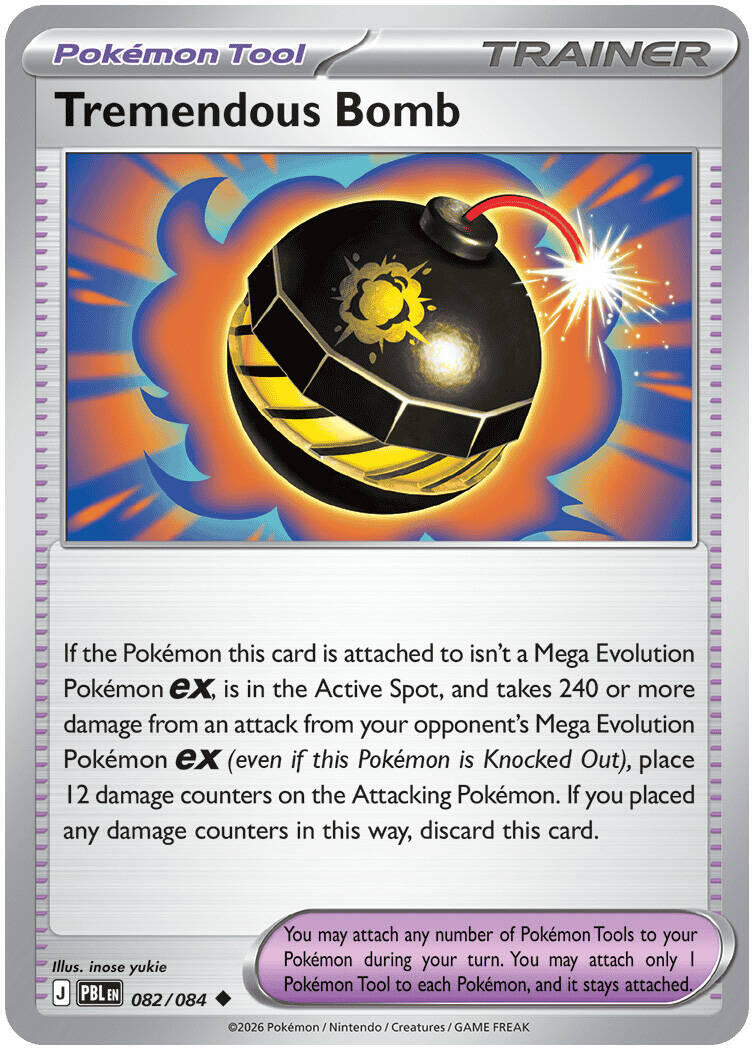 Tremendous Bomb (082/084) [Mega Evolution: Pitch Black] | L.A. Mood Comics and Games