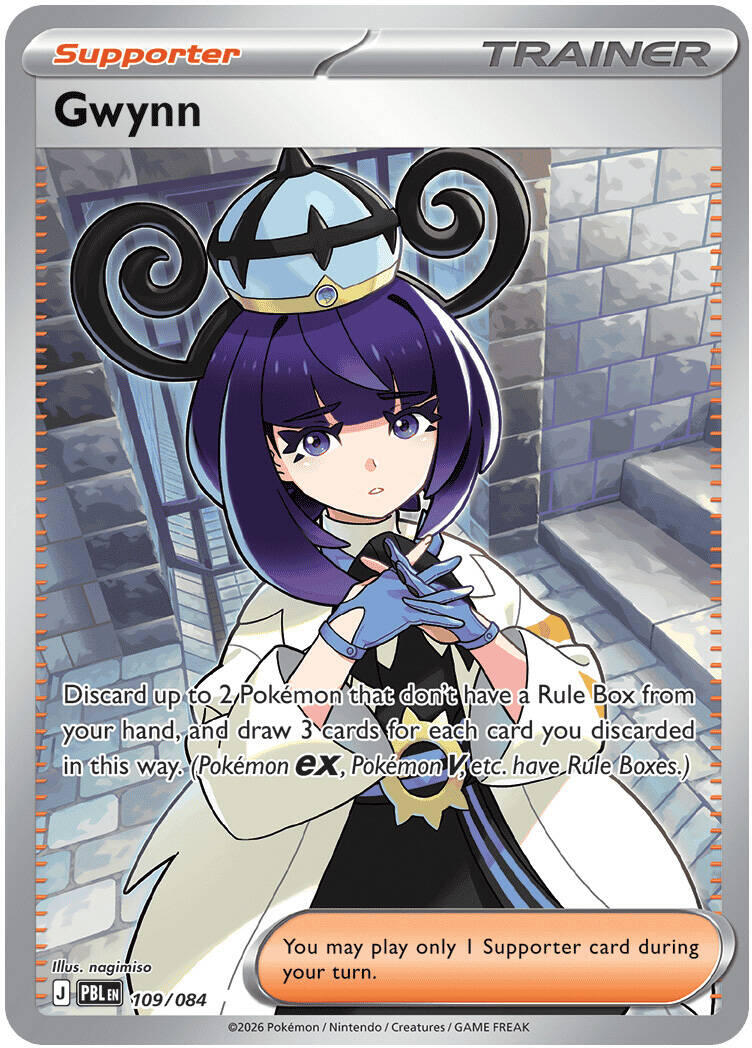 Gwynn (109/084) [Mega Evolution: Pitch Black] | L.A. Mood Comics and Games