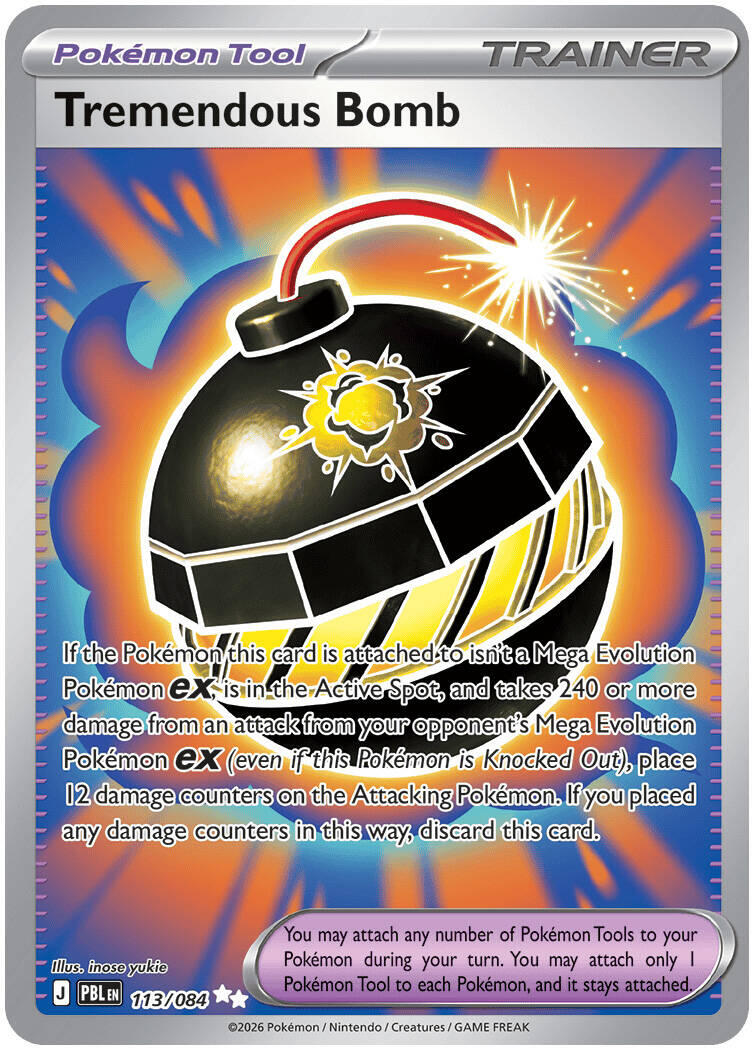 Tremendous Bomb (113/084) [Mega Evolution: Pitch Black] | L.A. Mood Comics and Games