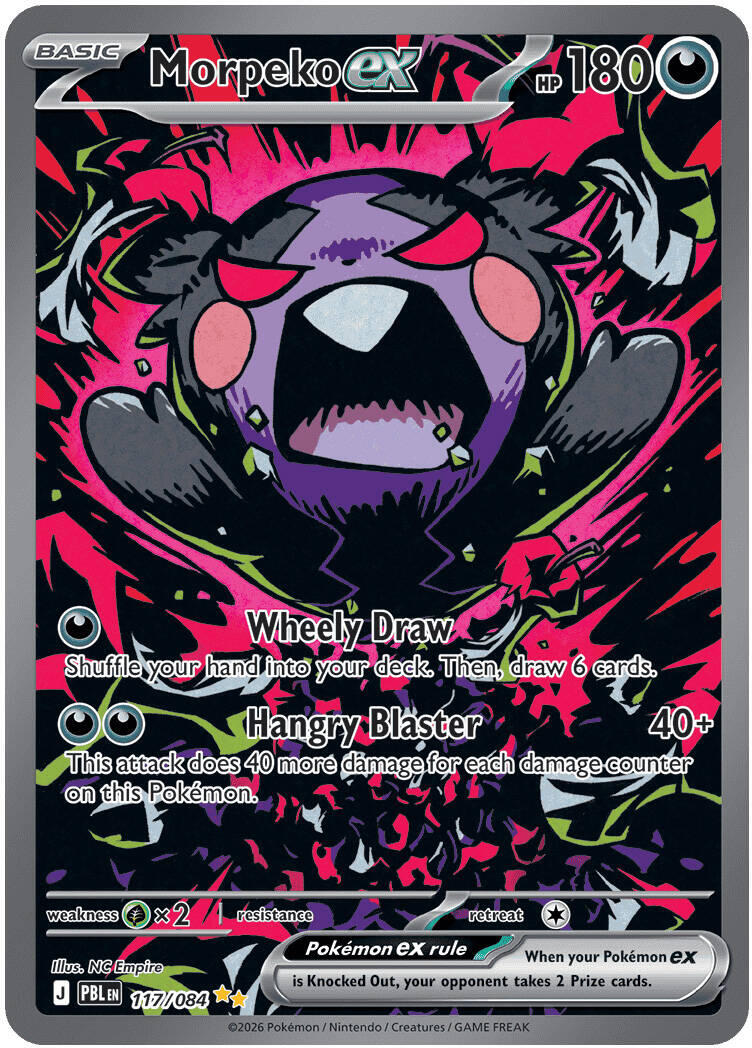 Morpeko ex (117/084) [Mega Evolution: Pitch Black] | L.A. Mood Comics and Games