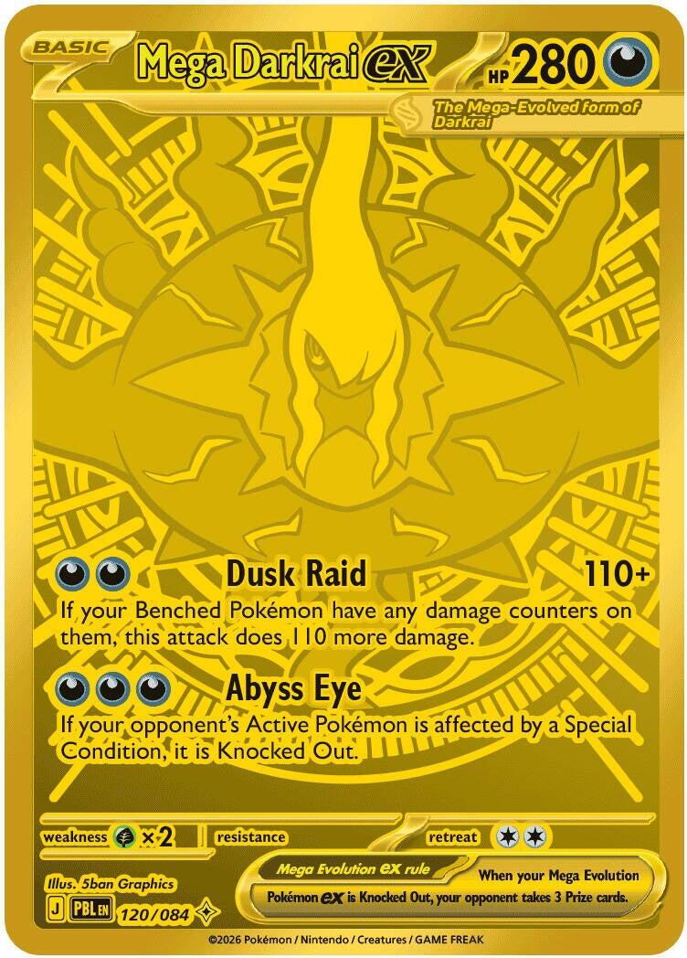 Mega Darkrai ex (120/084) [Mega Evolution: Pitch Black] | L.A. Mood Comics and Games