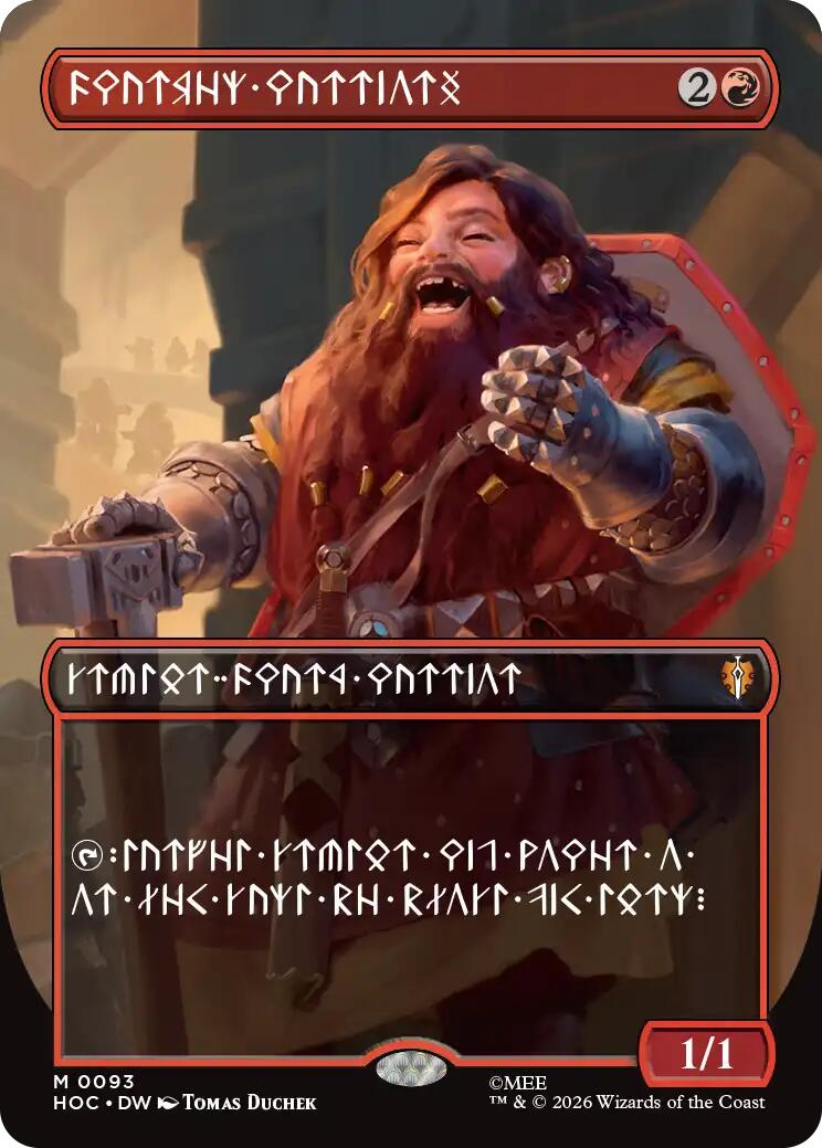 Dwarven Warriors (Borderless) (Dwarvish) [The Hobbit: Eternal-Legal] | L.A. Mood Comics and Games