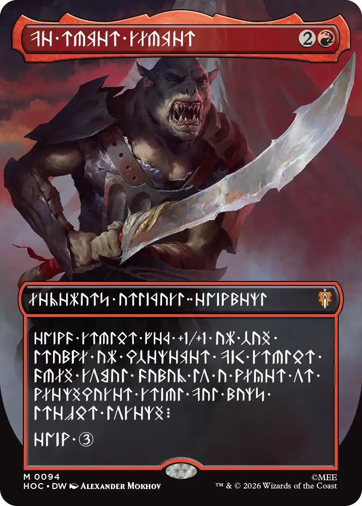 The Reaver Cleaver (Borderless) (Dwarvish) [The Hobbit: Eternal-Legal] | L.A. Mood Comics and Games