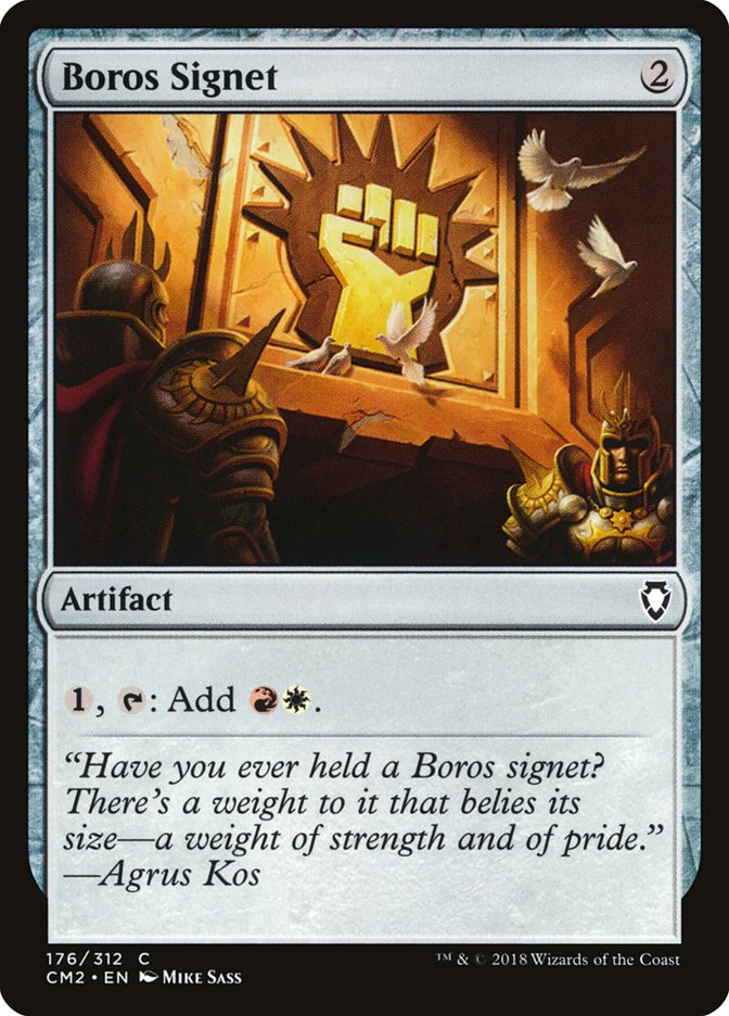 Boros Signet [Commander Anthology Volume II] | L.A. Mood Comics and Games