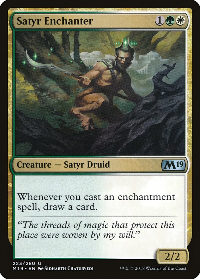 Satyr Enchanter [Core Set 2019] | L.A. Mood Comics and Games