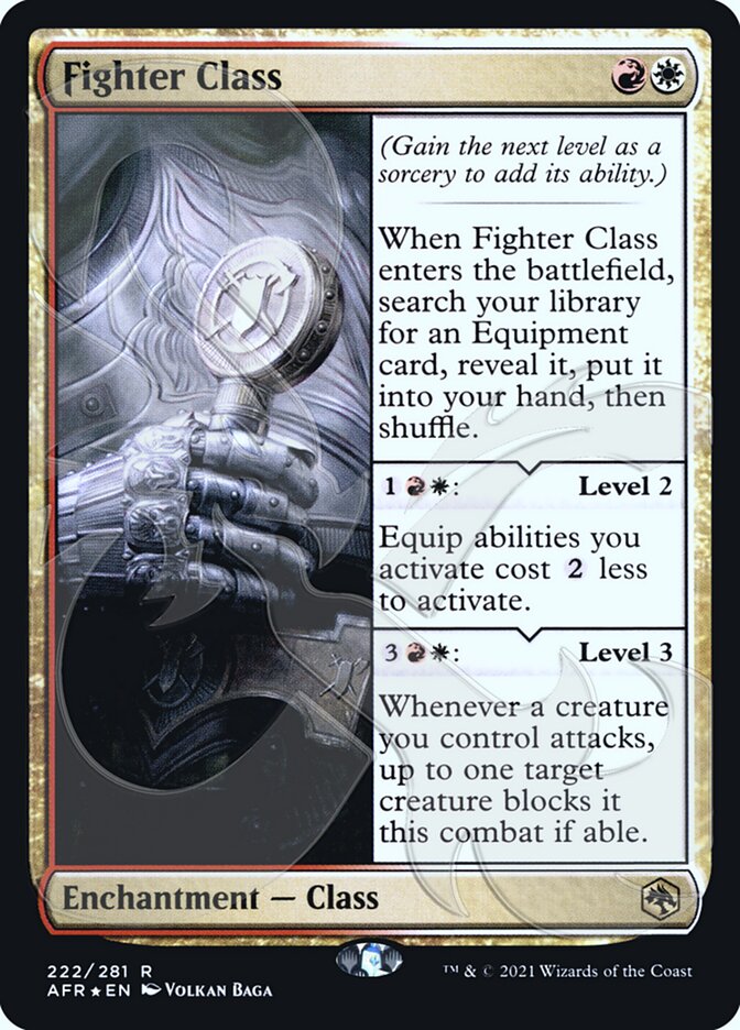 Fighter Class (Ampersand Promo) [Dungeons & Dragons: Adventures in the Forgotten Realms Promos] | L.A. Mood Comics and Games