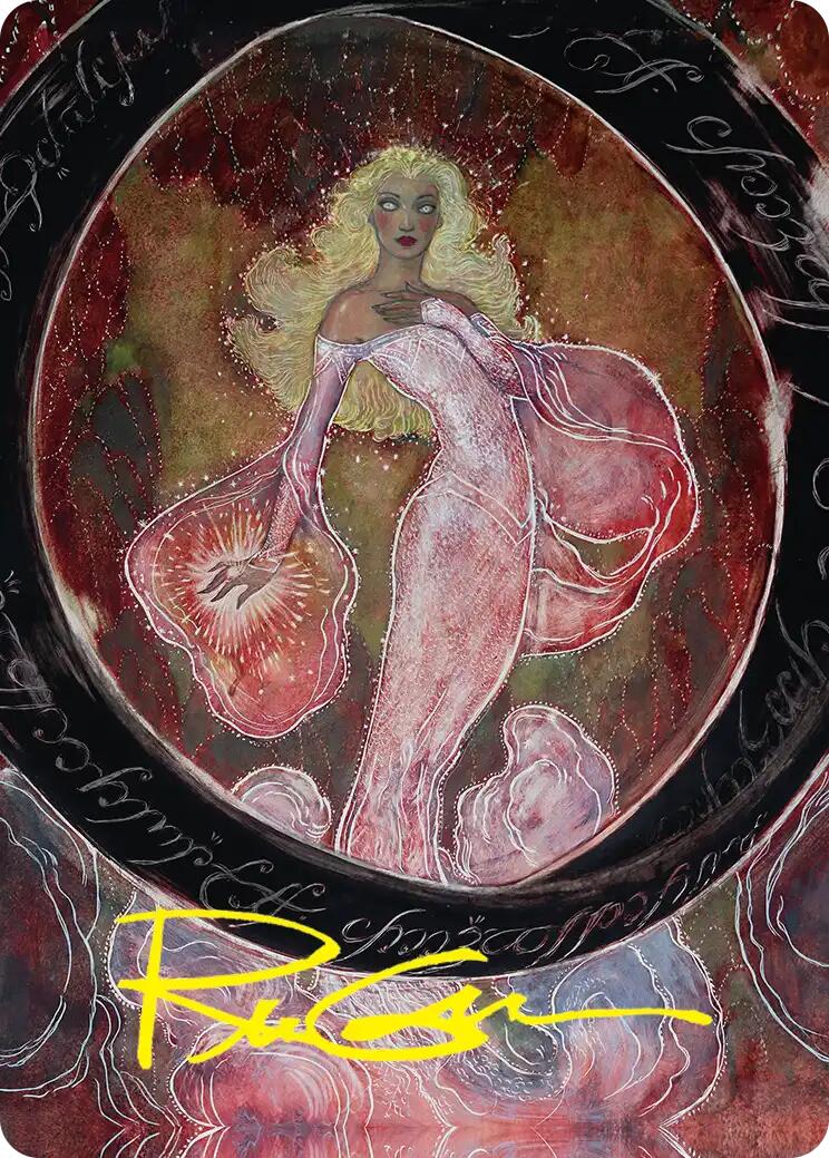 Galadriel's Dismissal Art Card (Gold-Stamped Signature) [The Hobbit Art Series] | L.A. Mood Comics and Games
