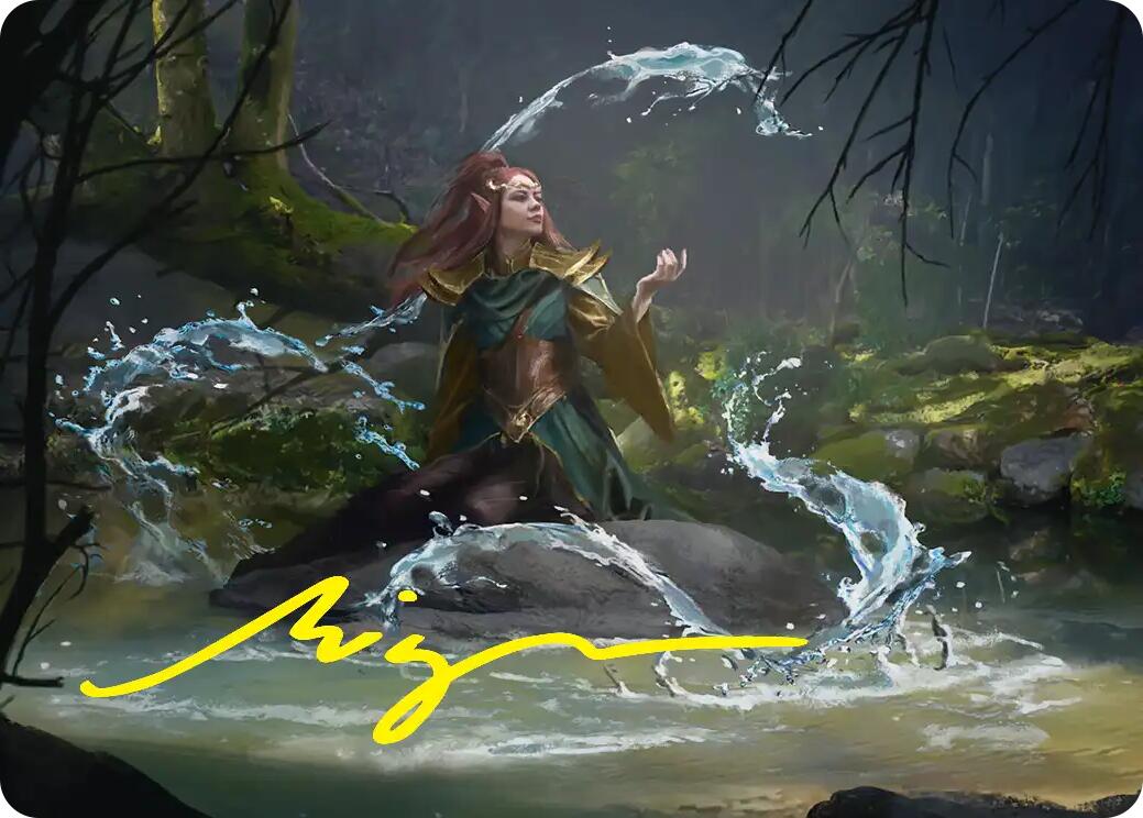 Mirkwood Meditator Art Card (Gold-Stamped Signature) [The Hobbit Art Series] | L.A. Mood Comics and Games