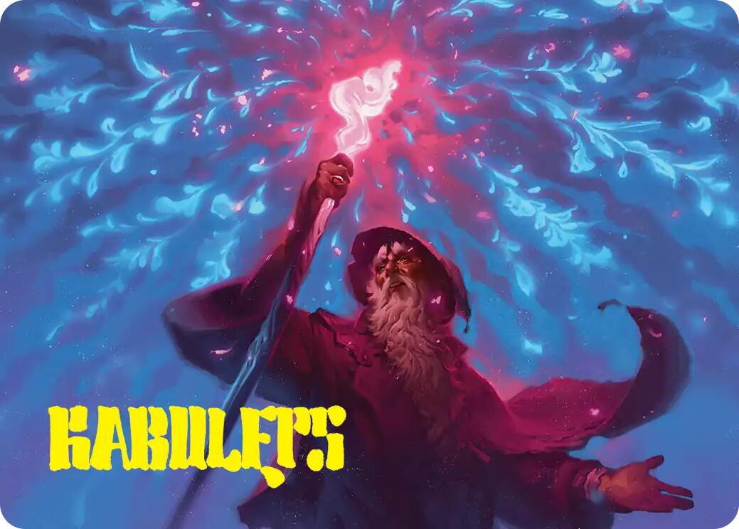 Wizard's Staff Art Card (Gold-Stamped Signature) [The Hobbit Art Series] | L.A. Mood Comics and Games