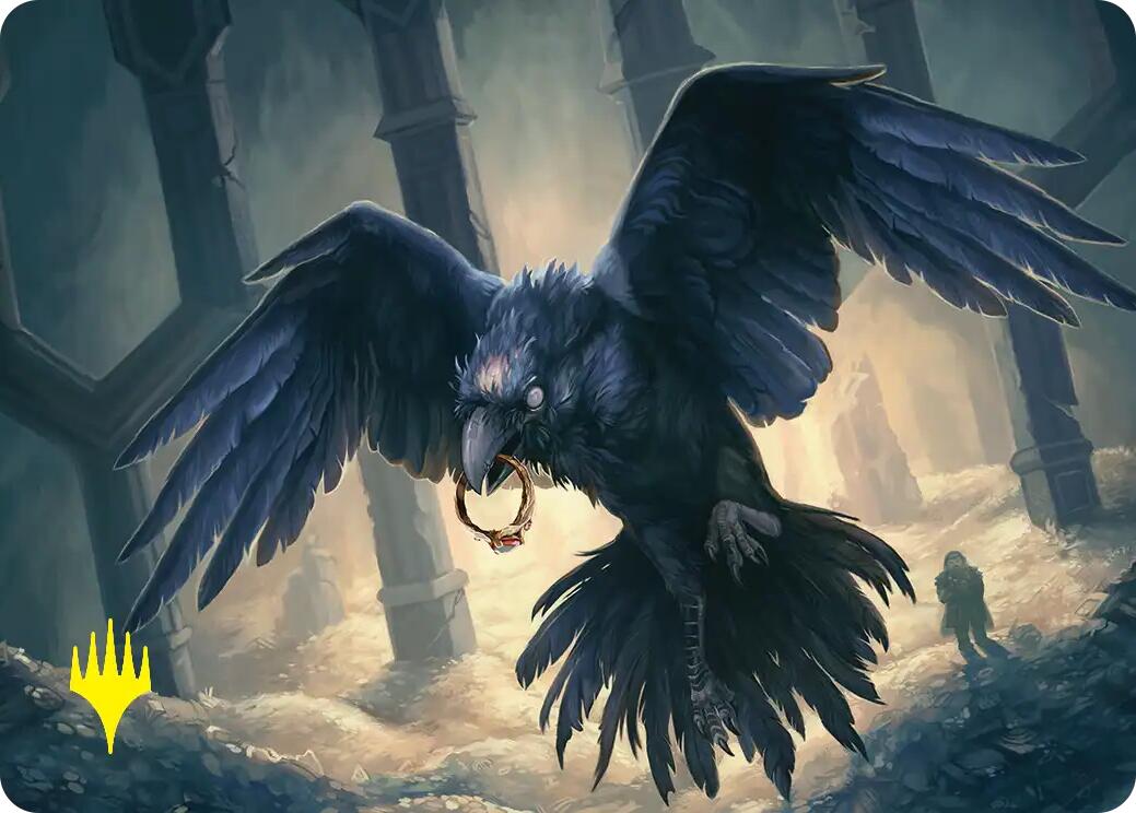 Most Decrepit Old Bird Art Card (Gold-Stamped) [The Hobbit Art Series] | L.A. Mood Comics and Games