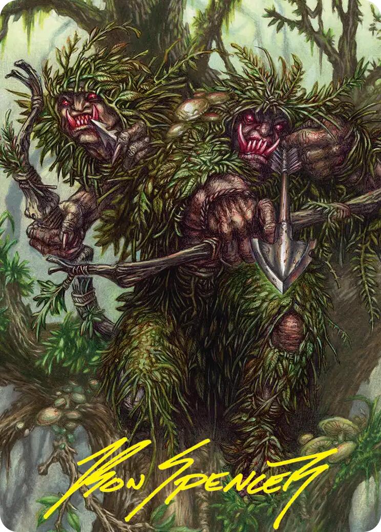 Orcish Bowmasters Art Card (Gold-Stamped Signature) [The Hobbit Art Series] | L.A. Mood Comics and Games