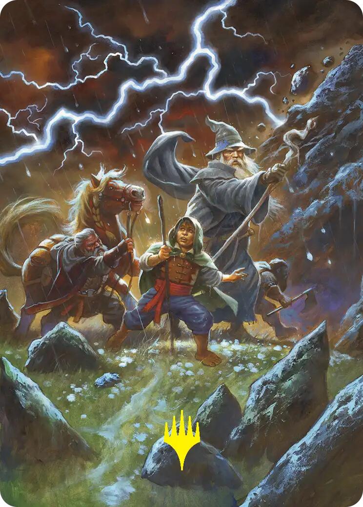 Call Forth the Tempest Art Card (Gold-Stamped) [The Hobbit Art Series] | L.A. Mood Comics and Games