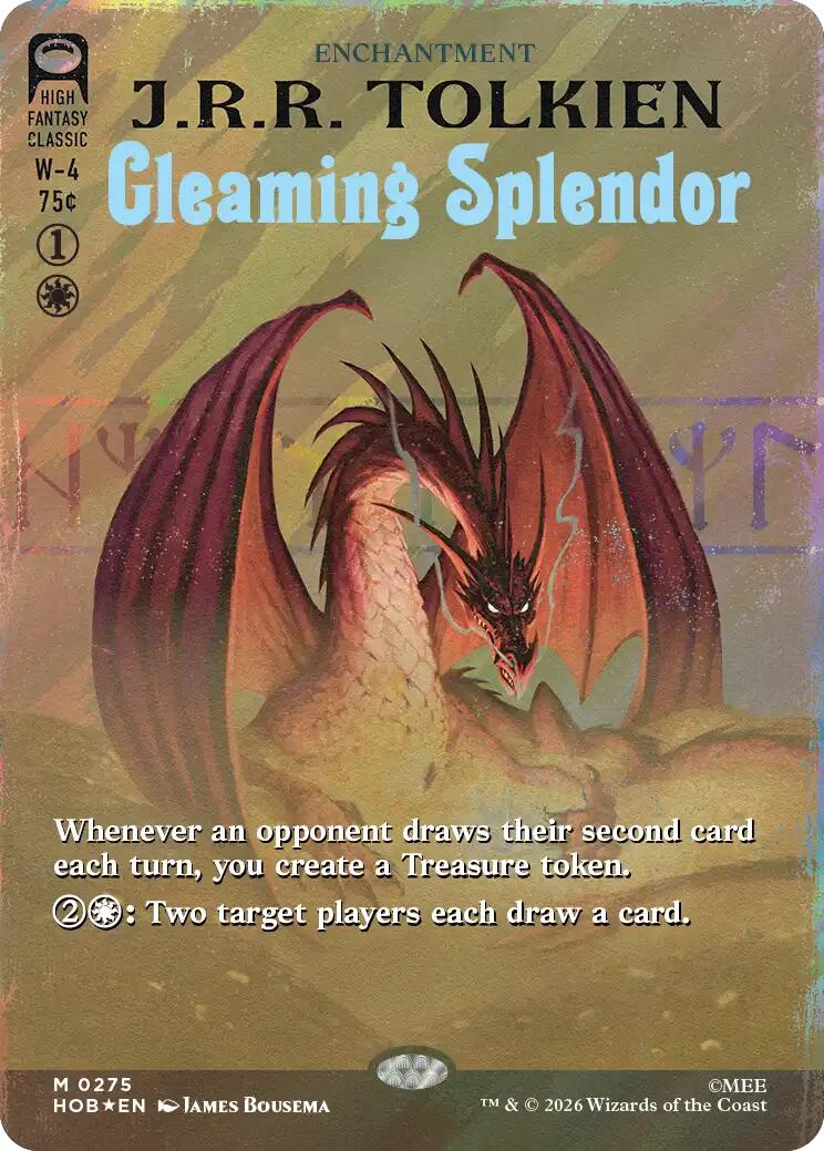 Gleaming Splendor (Borderless) (Surge Foil) [The Hobbit] | L.A. Mood Comics and Games