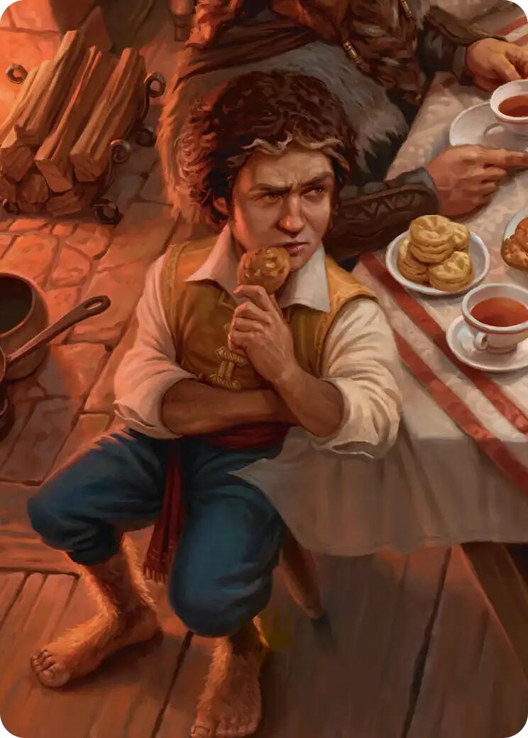 Bilbo, Fellow Conspirator Art Card (4/12) [The Hobbit Art Series] | L.A. Mood Comics and Games