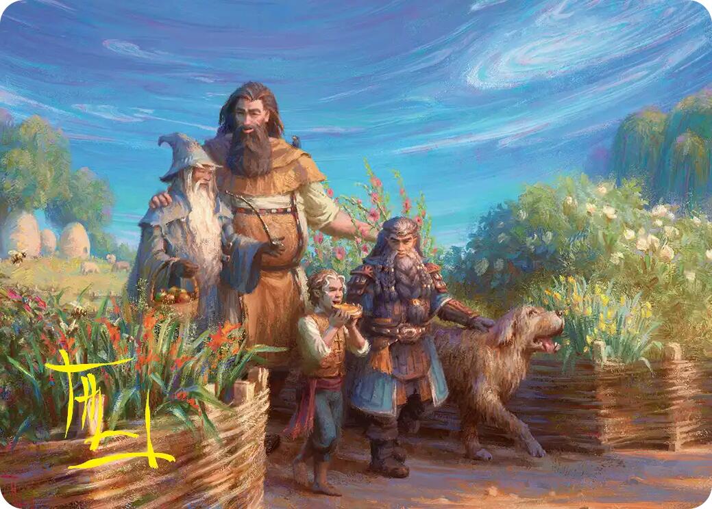 Beorn's Hospitality Art Card (Gold-Stamped Signature) [The Hobbit Art Series] | L.A. Mood Comics and Games