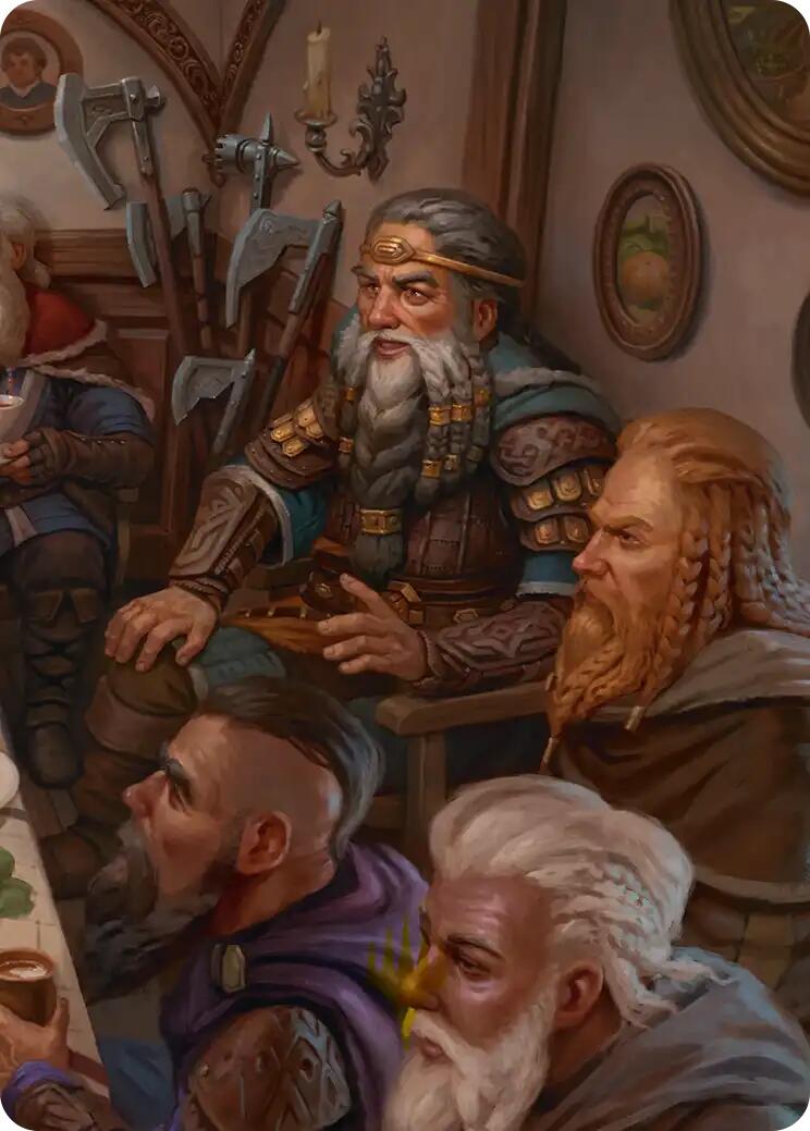 Thorin, King of Durin's Folk Art Card (3/12) [The Hobbit Art Series] | L.A. Mood Comics and Games