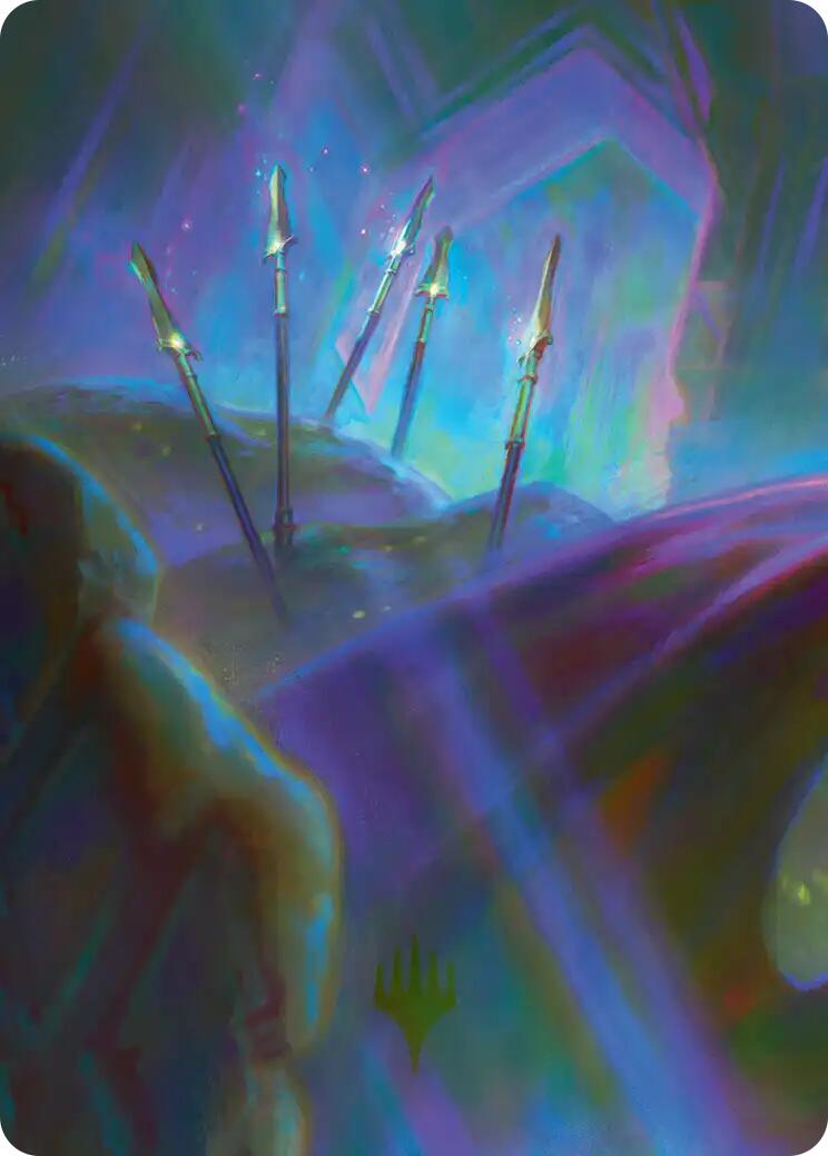 Long-Lost Lances Art Card (7/12) [The Hobbit Art Series] | L.A. Mood Comics and Games