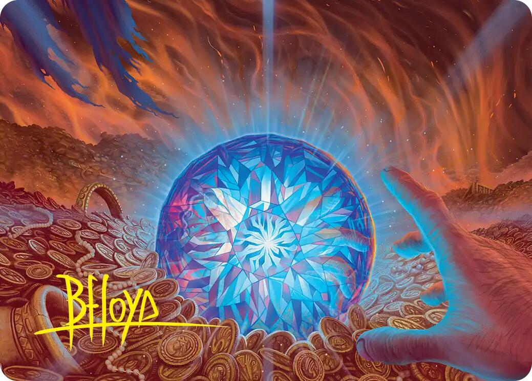 The Arkenstone Art Card (Gold-Stamped Signature) [The Hobbit Art Series] | L.A. Mood Comics and Games