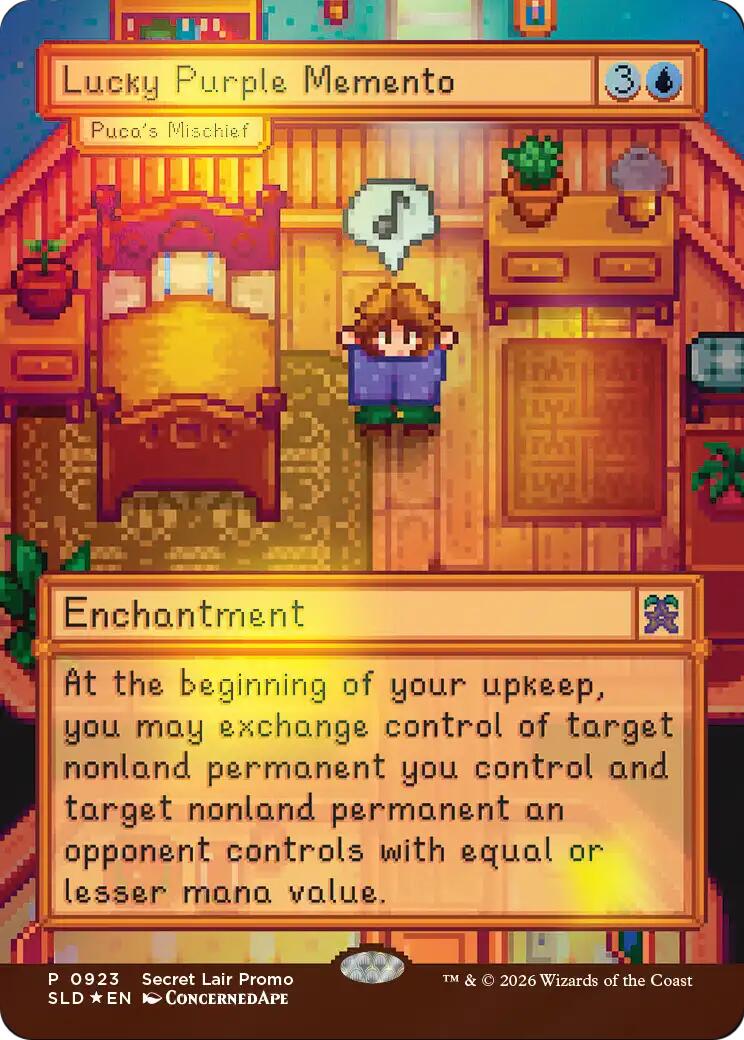 Lucky Purple Memento - Puca's Mischief [Secret Lair Drop Series] | L.A. Mood Comics and Games