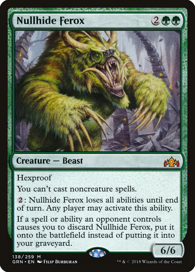Nullhide Ferox [Guilds of Ravnica] | L.A. Mood Comics and Games