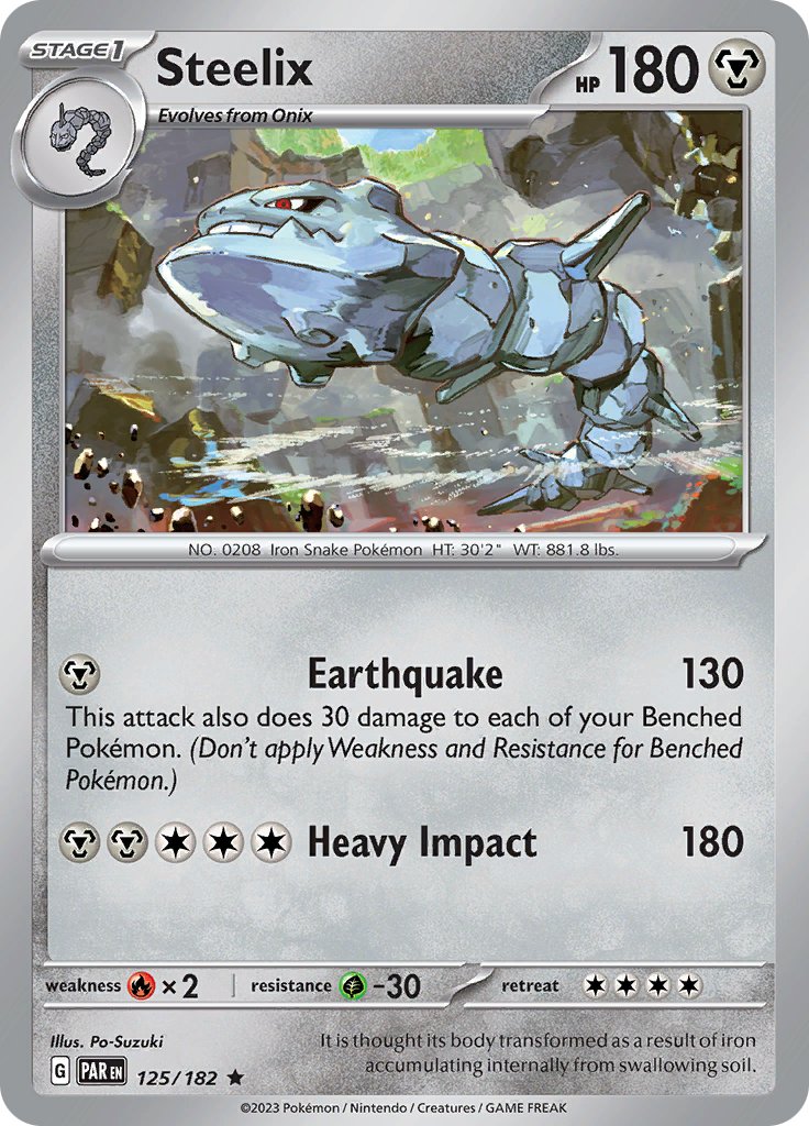 Steelix (125/182) [Scarlet & Violet: Paradox Rift] | L.A. Mood Comics and Games