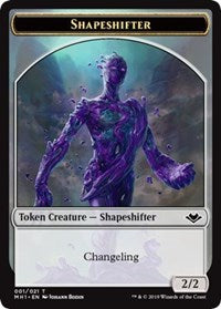 Shapeshifter (001) // Wrenn and Six Emblem (021) Double-Sided Token [Modern Horizons Tokens] | L.A. Mood Comics and Games